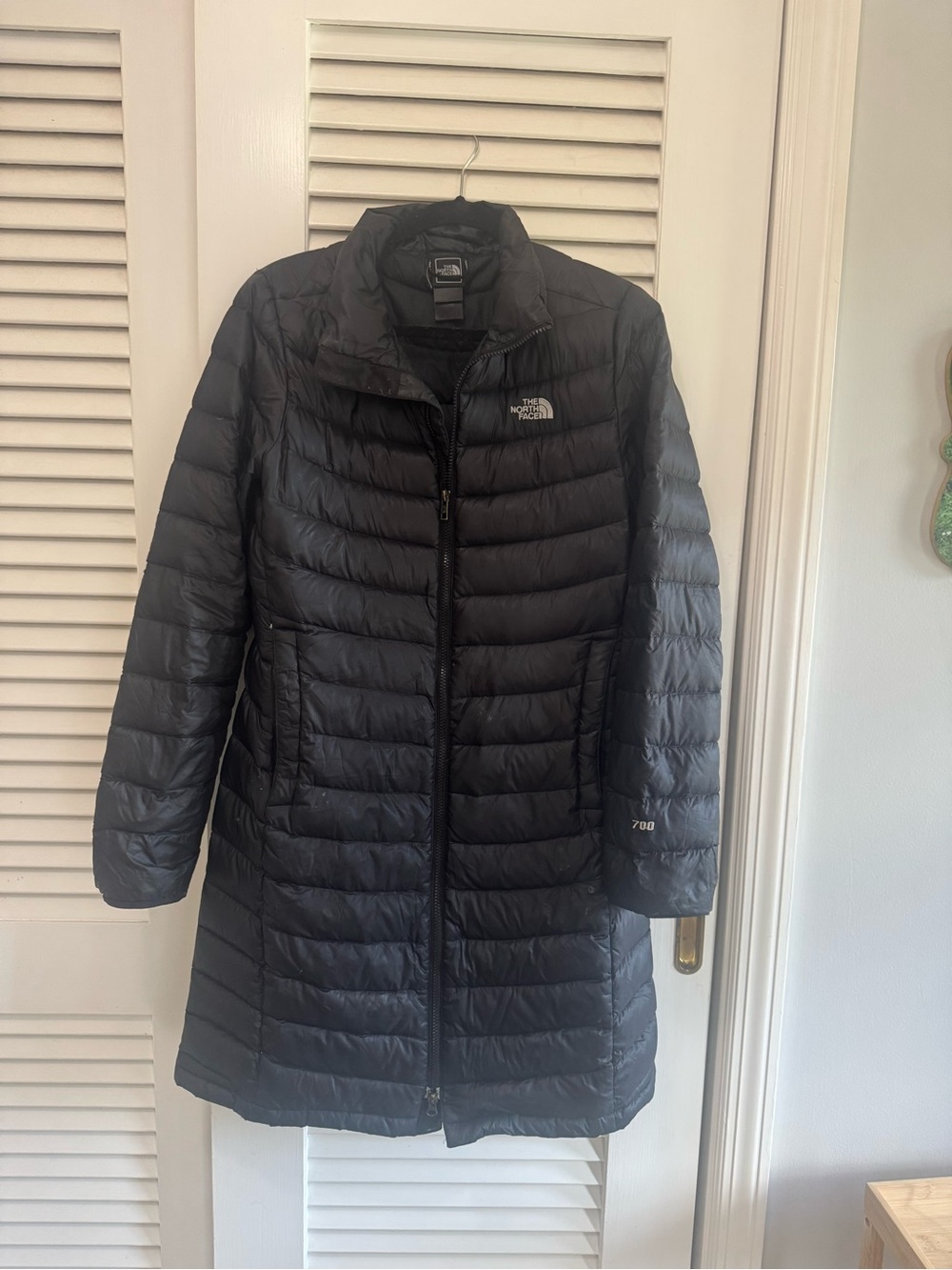 The North Face Women's Black Quilted Long Puffer Coat